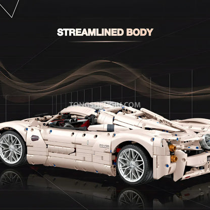 jiestar jj9210 pagani utopia technic car building blocks set model car streamlined body