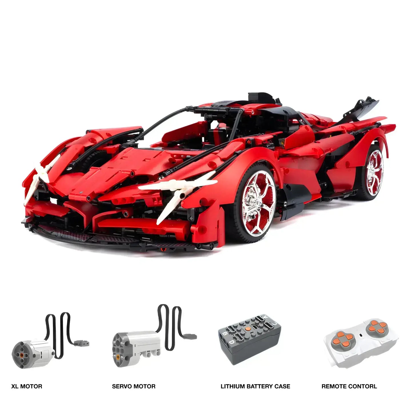 dynamic version of kbox 10519 apollo evo technic car building blocks set model car
