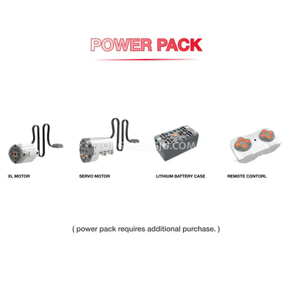 power pack of kbox 10519 apollo evo technic car building blocks set model car