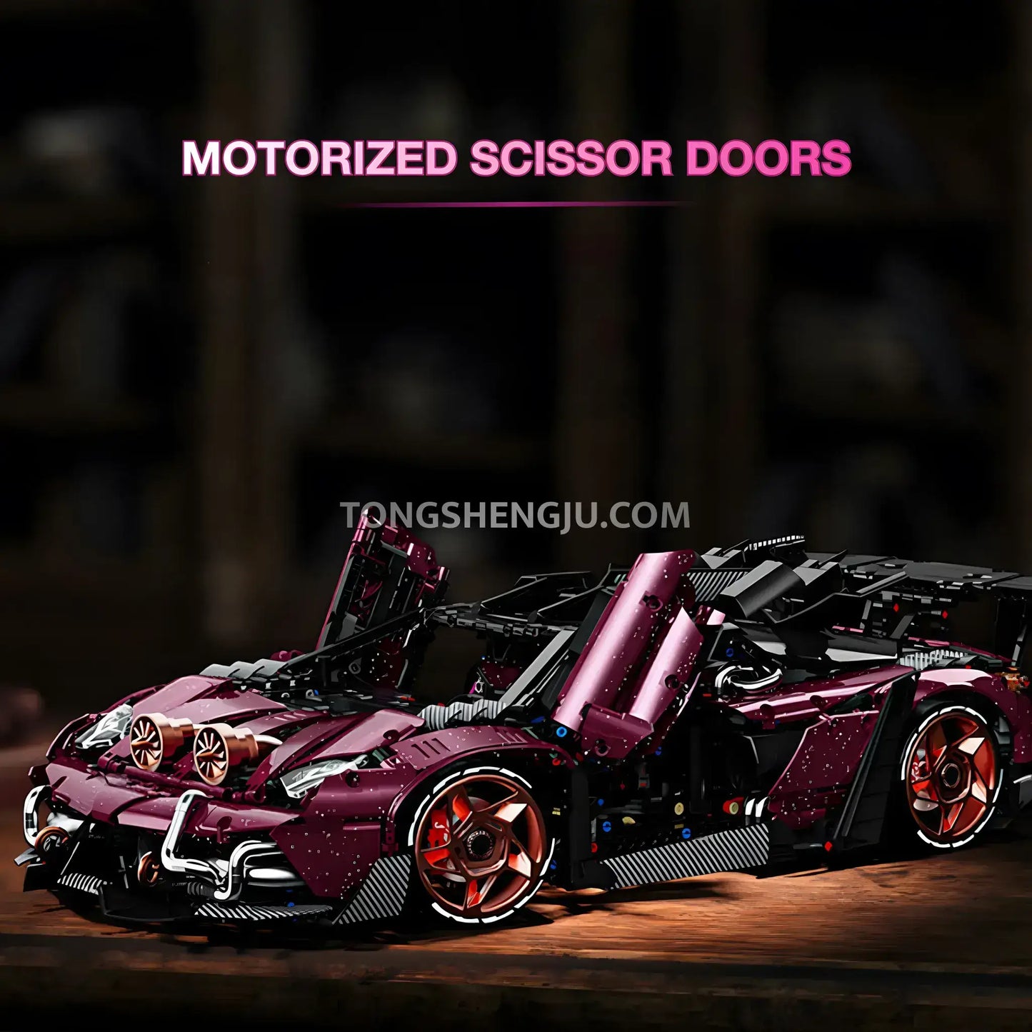 Tongshengju Technic Lambo SVJ Sports Car Building Blocks Set For Adults Collectible Gift (3950PCS)