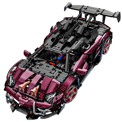 Tongshengju Technic Lambo SVJ Sports Car Building Blocks Set For Tongshengju Technic Lambo SVJ Sports Car Building Blocks Set For