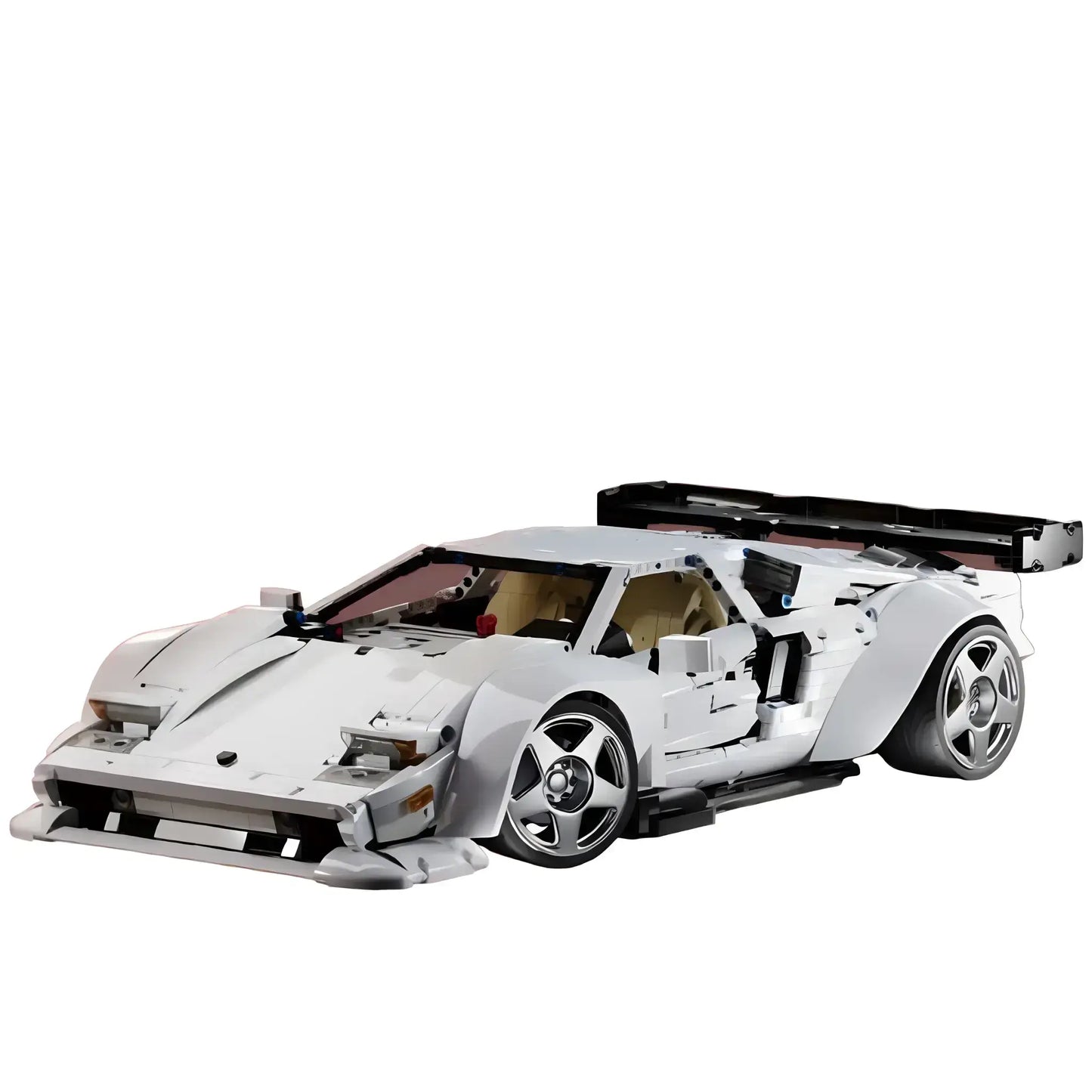 static version of kbox 10547 technic lamborghini countach sports car building set model car