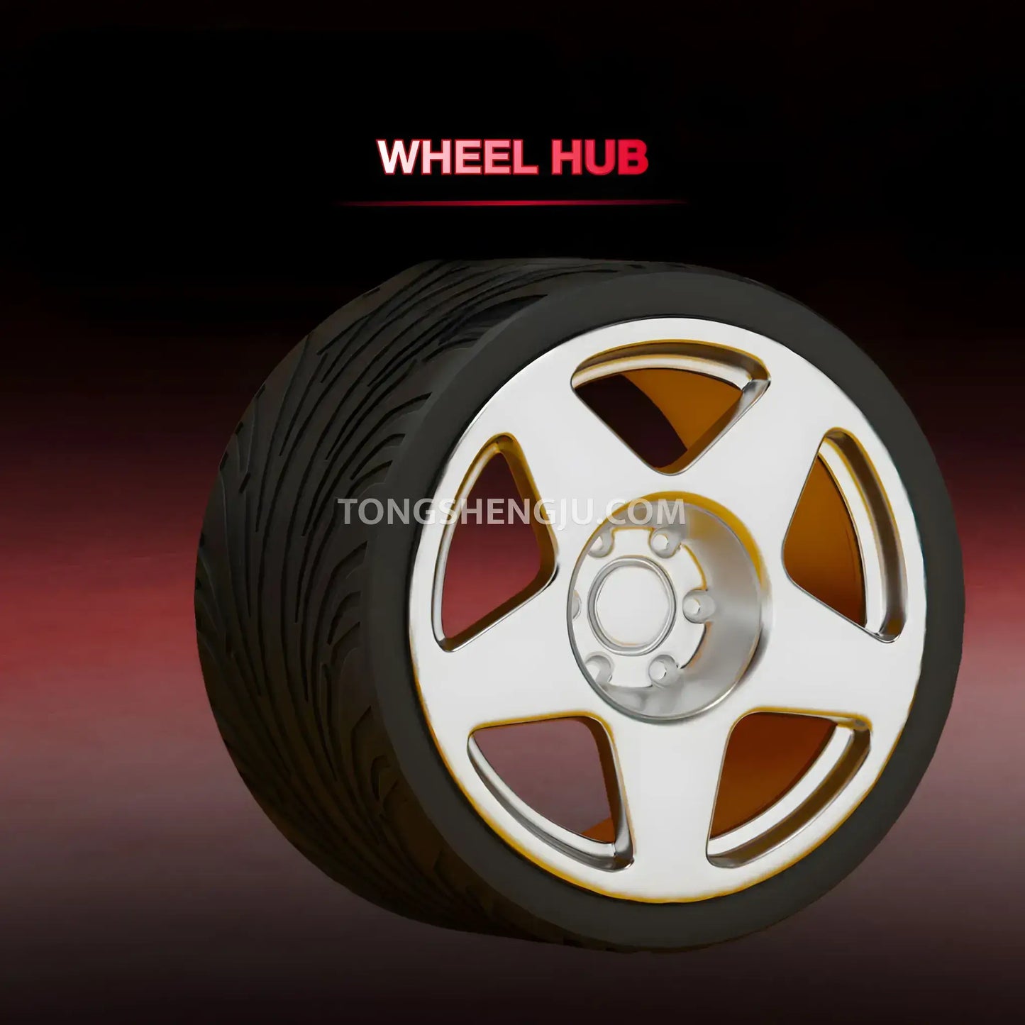 wheel hub of kbox 10547 technic lamborghini countach sports car building set model car