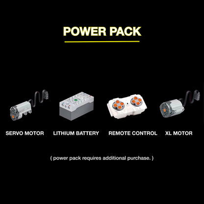 power pack of lamborghini terzo millennio building block model toy car