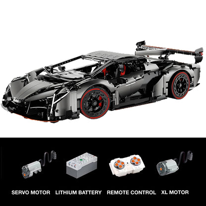 dynamic version of kbox lamborghini veneos supercar building blocks model toy car