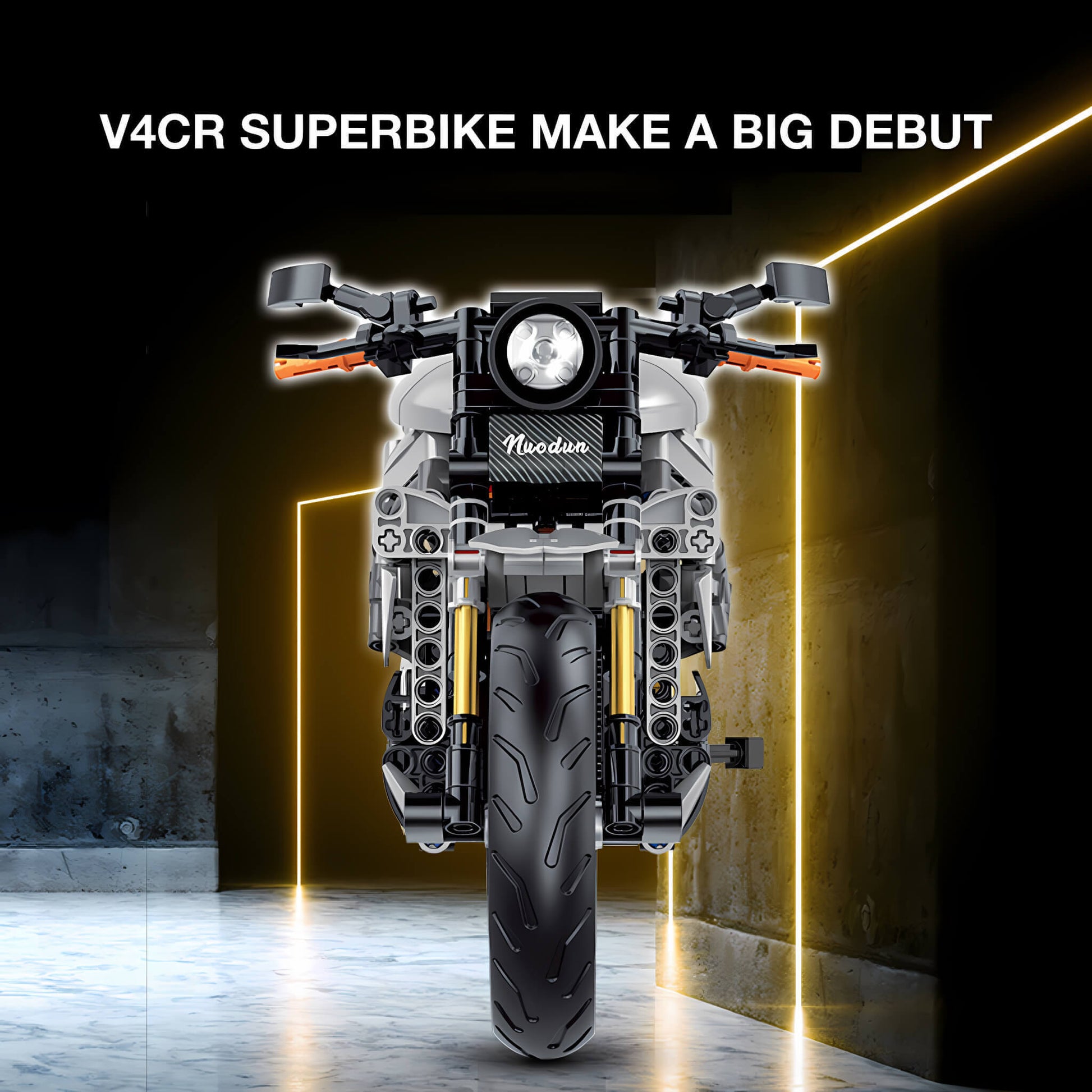 nuodun v4cr building blocks model toy motorcycle superbike make a big debut