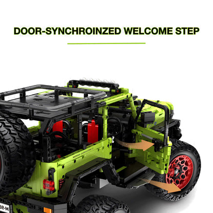im.master off-road beast building blocks model toy car door synchroinzed welcome step