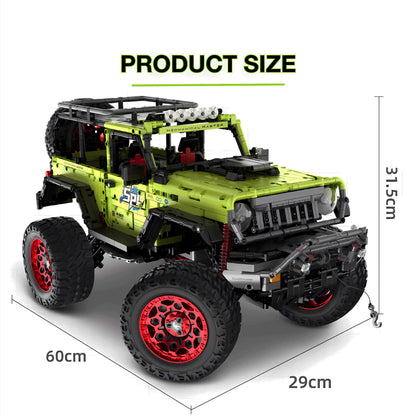 product size of im.master off-road beast building blocks model toy car