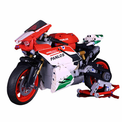 static version of panlos ducatti building blocks model toy car
