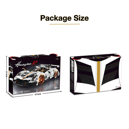 Tongshengju Building the 1:8 Pagani Huayra model with 3428 bricks