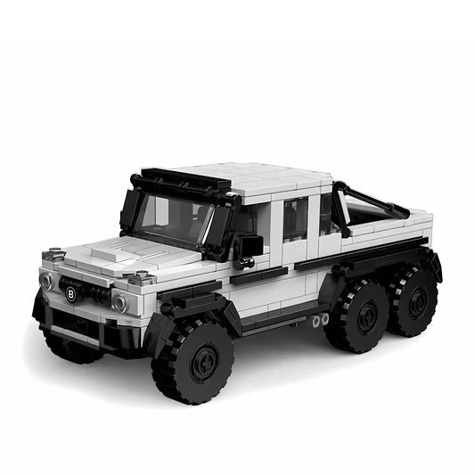 static version of happy build powerblock pb8811 timeless classics G63 model car building blocks toy