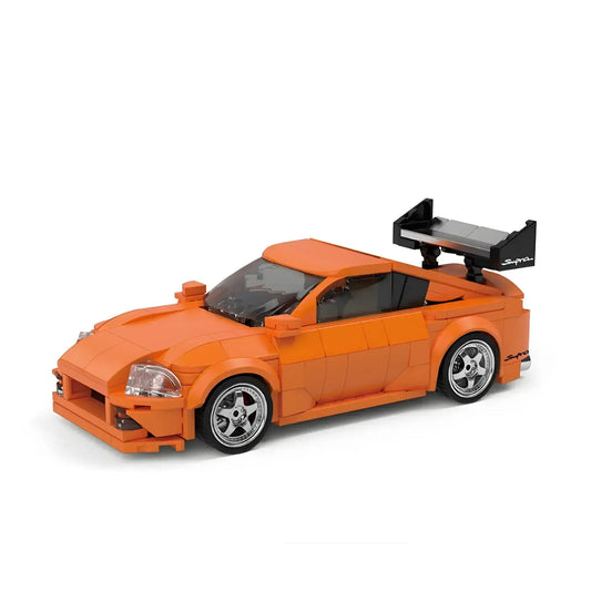 static version of happy build powerbuild pb8815 toyota supra a80 sports car building set model car