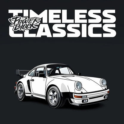 happy build powerblock pb8816 timeless series porsche retro 993 model car building blocks toy sports car 911