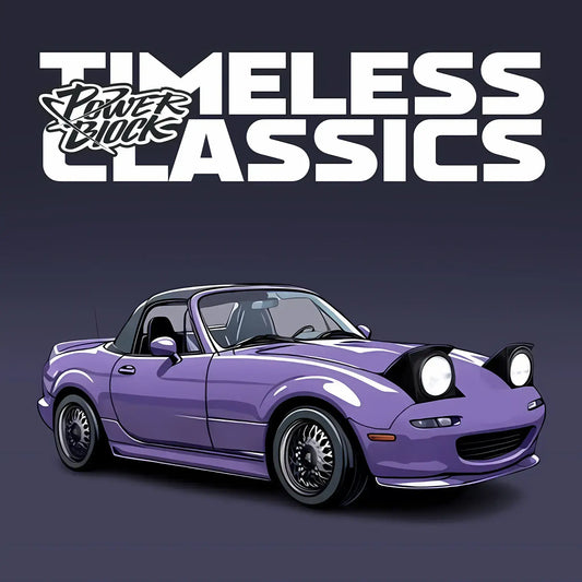 happy build powerblock timeless series pb8817 mazda mx5 miyata model car building blocks toy compatible with lego speed champions series