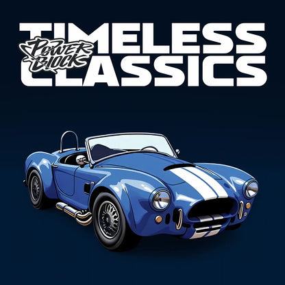 happy build powerblock timeless series pb8818 shellby cobra model car building blocks toy compatible with lego speed champion series