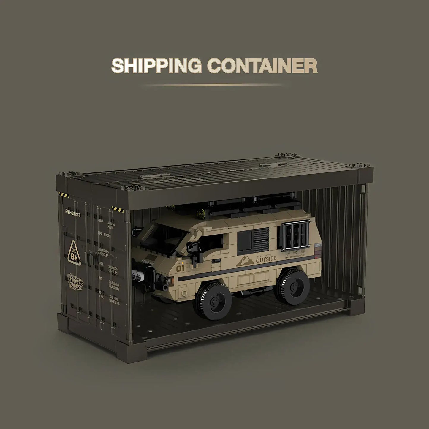 Tongshengju PowerBlock Delica Camper Car Building Blocks Set For Adult ...