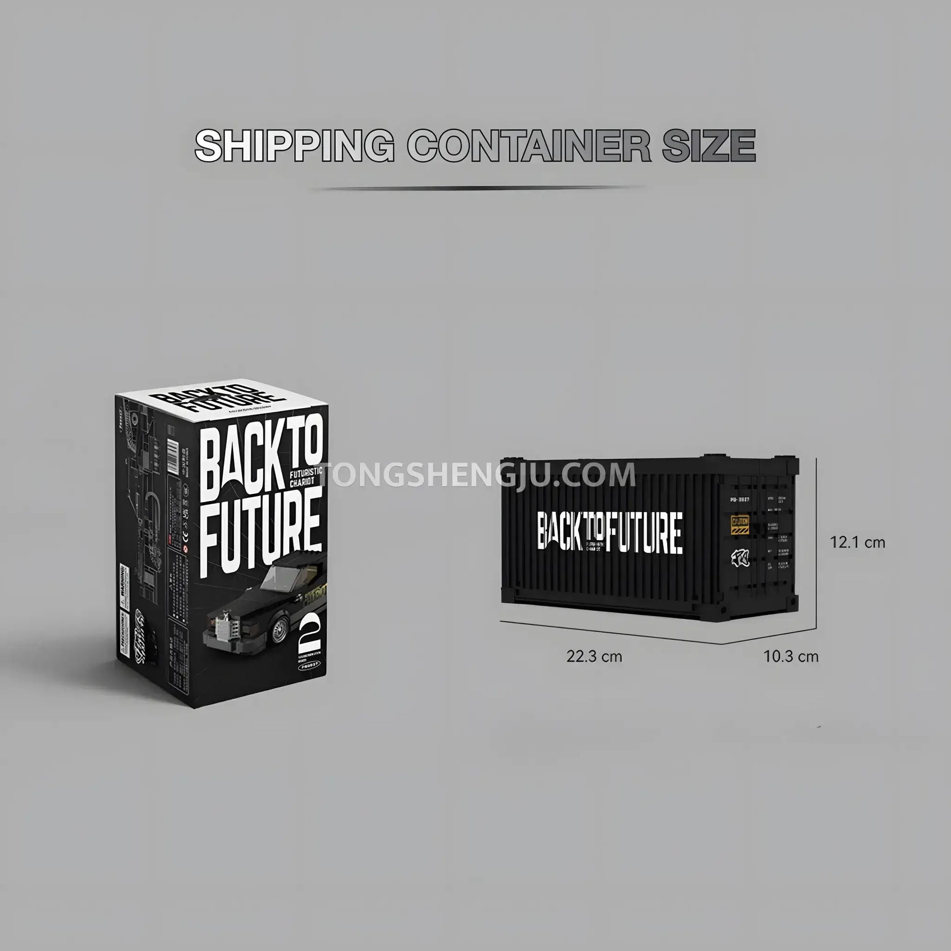 Tongshengju PowerBlock 2in1 Futuristic Chariot (627PCS) Sports Car Bui ...