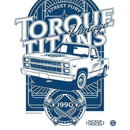 happy build power block pb8841 street fury vintage pickup trucks building blocks set model car toque titans series compatible with lego