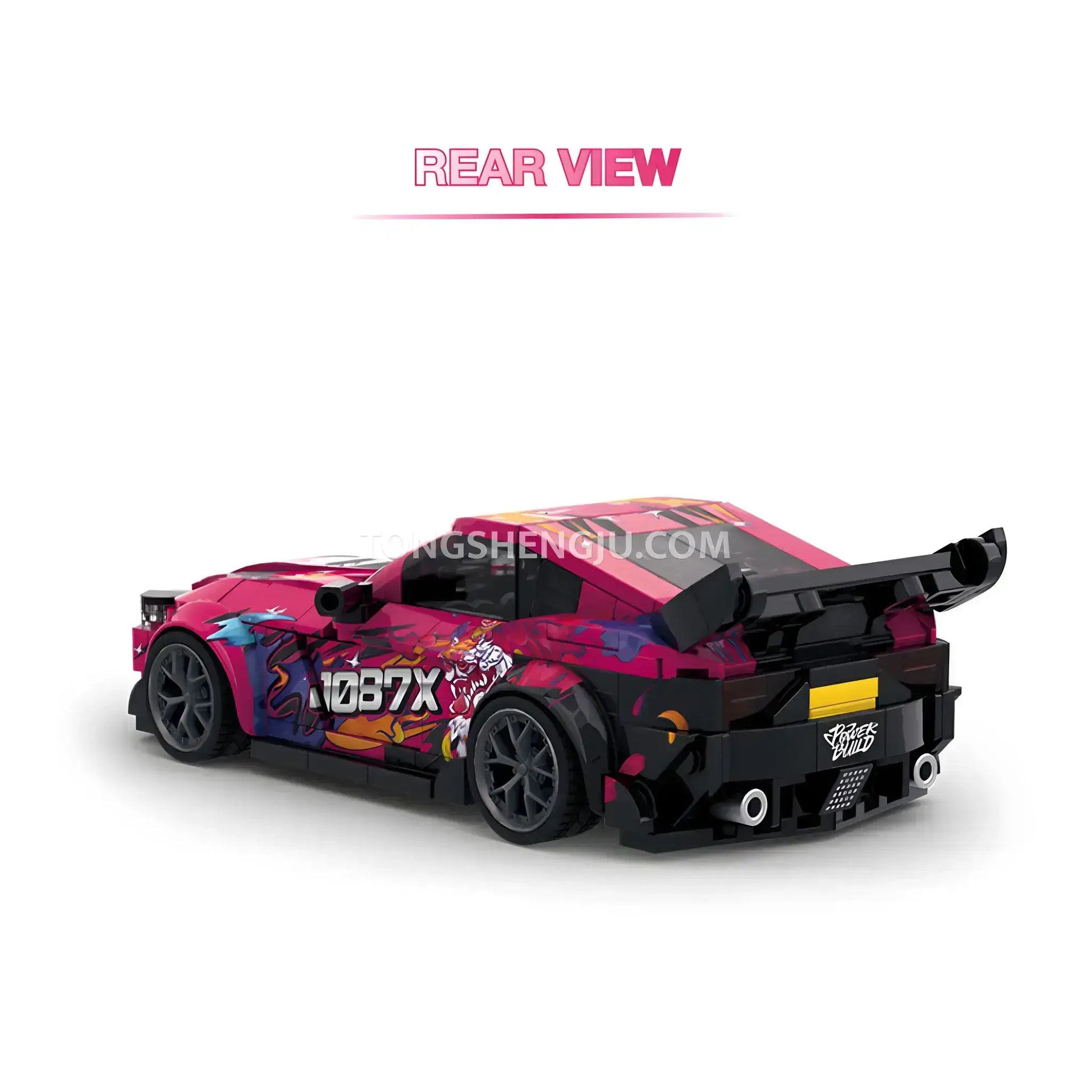 Tongshengju PowerBuild 1087x Supra MK5 Car Building Blocks Set For Tongshengju PowerBuild 1087x Supra MK5 Car Building Blocks Set For