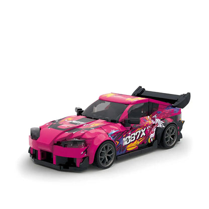 static version of happy build powerbuild pb8852 1087x toyota supra mk5 sports car building set model car