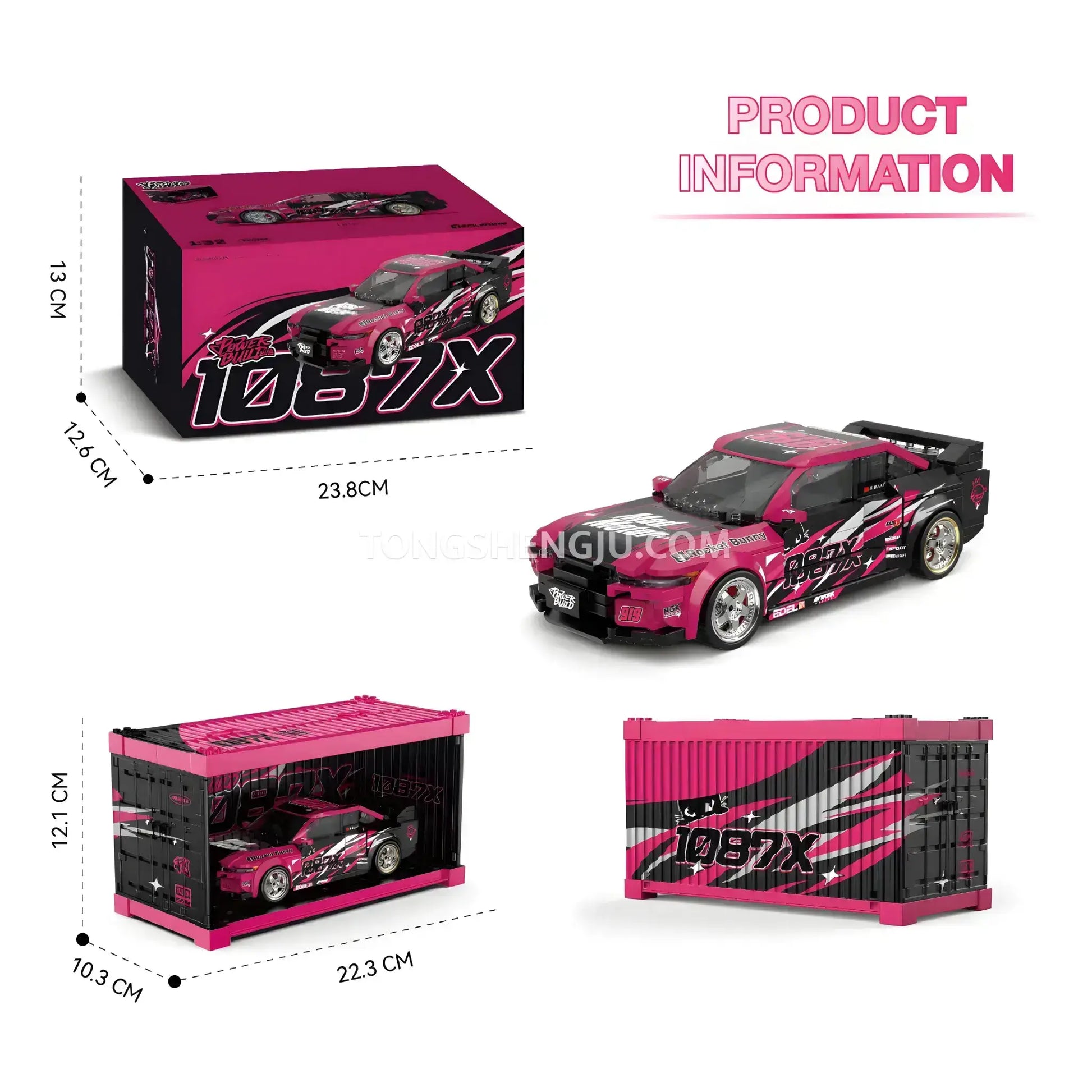 Tongshengju PowerBuild 1087x GTR R32 Sports Car Building