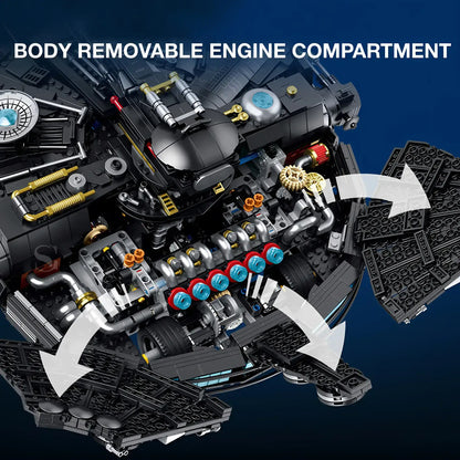 shuanggao 60529 shadowed wing millennium falcon model star wars building blocks toy body removeable engine compartment