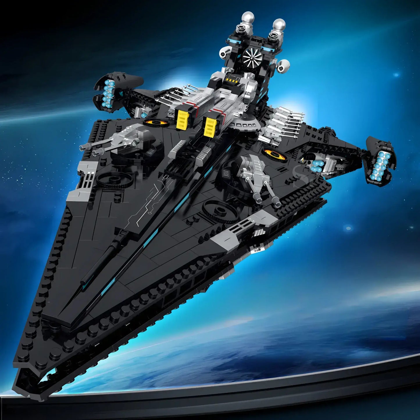 shuanggao 60530 shadowed wing drak battle cruiser model star wars building blocks toy master the galactic legend and enjoy endless fun