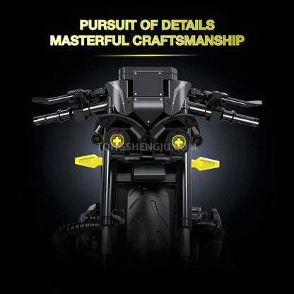 shuanggao 60533 yamaha vmax model motorcycle building blocks toy pursuit of details and masterful craftsmanship