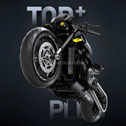 shuanggao 60533 yamaha vmax model motorcycle building blocks toy raceforge serires compatible with lego