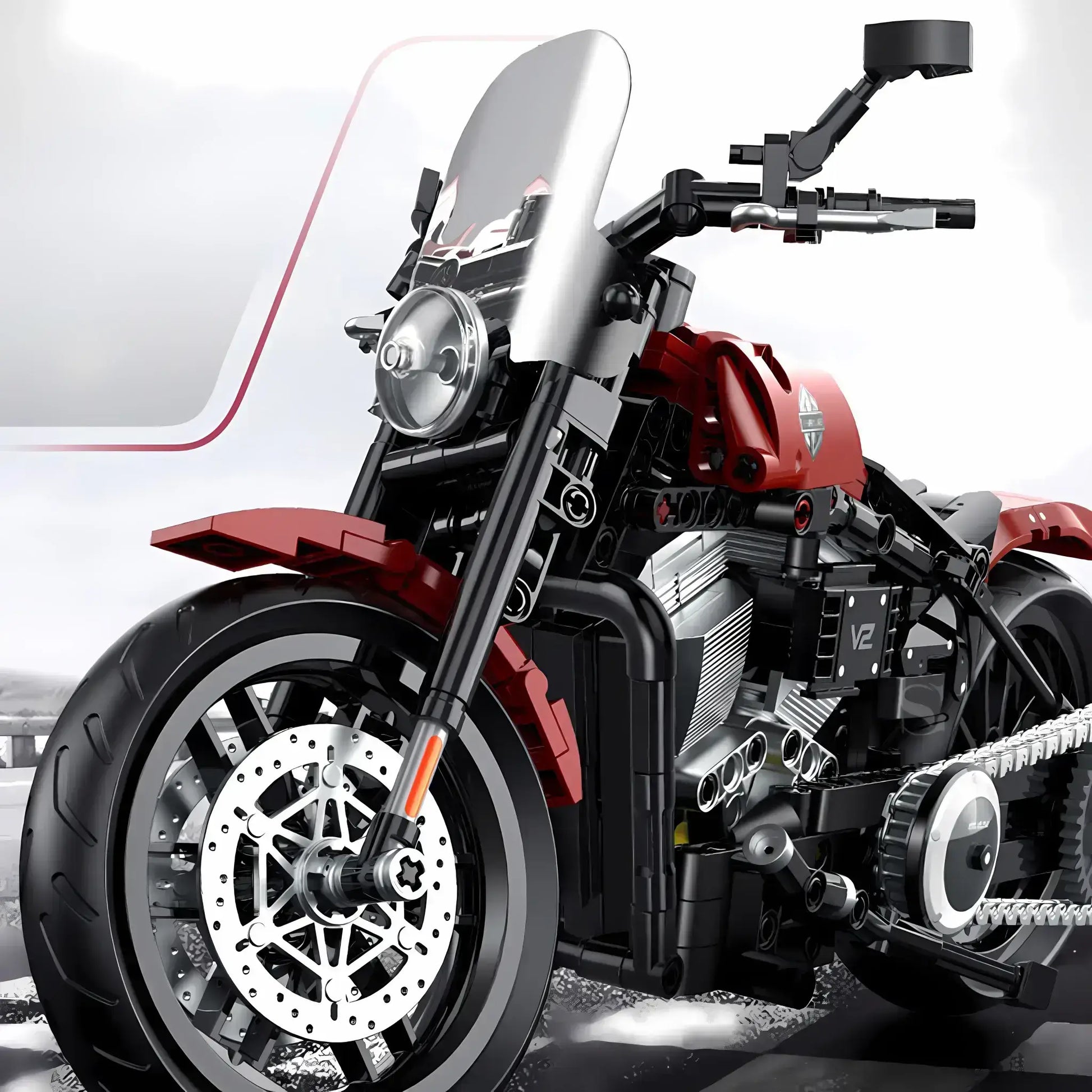 Tongshengju Halei Softail Slim (542PCS) Motorcycle Building Blocks Tongshengju Halei Softail Slim (542PCS) Motorcycle Building Blocks