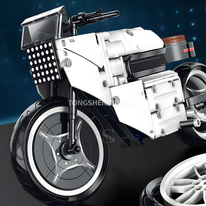 product assembly details of shuanggao 60539 porsche 619 technic motorcycle building blocks set model motorcycle