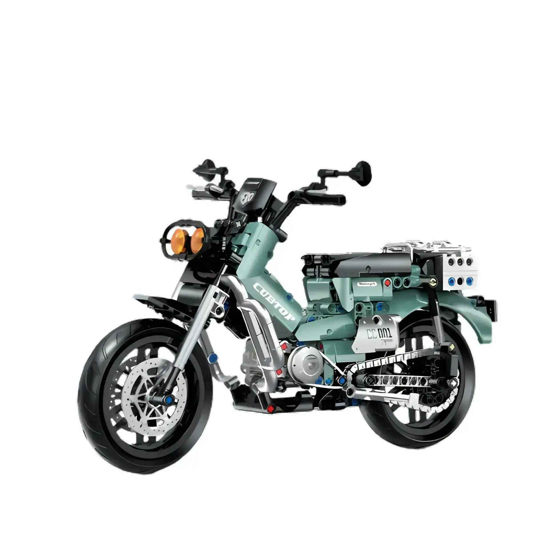 Tongshengju BENTIAN CUB (628PCS) Motorcycle Building Blocks Set Tongshengju BENTIAN CUB (628PCS) Motorcycle Building Blocks Set