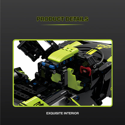 product details of shuanggao bugatti v16 building blocks model toy car exquisite interior