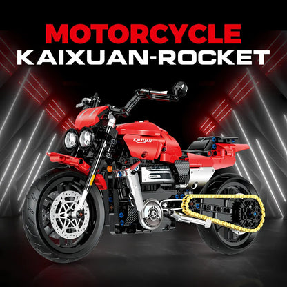 Tongshengju KAIXUAN Rocket (578PCS) Motorcycle Building Blocks Set
