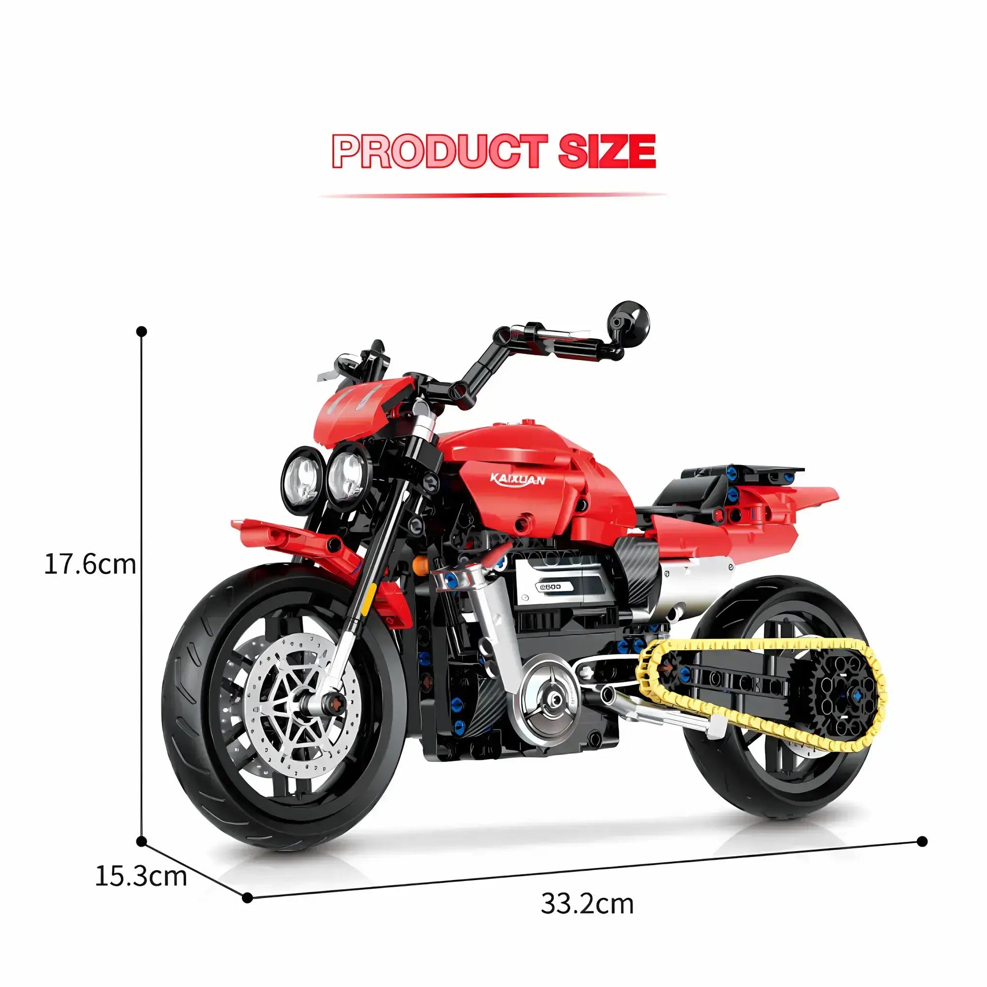 Tongshengju KAIXUAN Rocket (578PCS) Motorcycle Building Blocks Set Tongshengju KAIXUAN Rocket (578PCS) Motorcycle Building Blocks Set