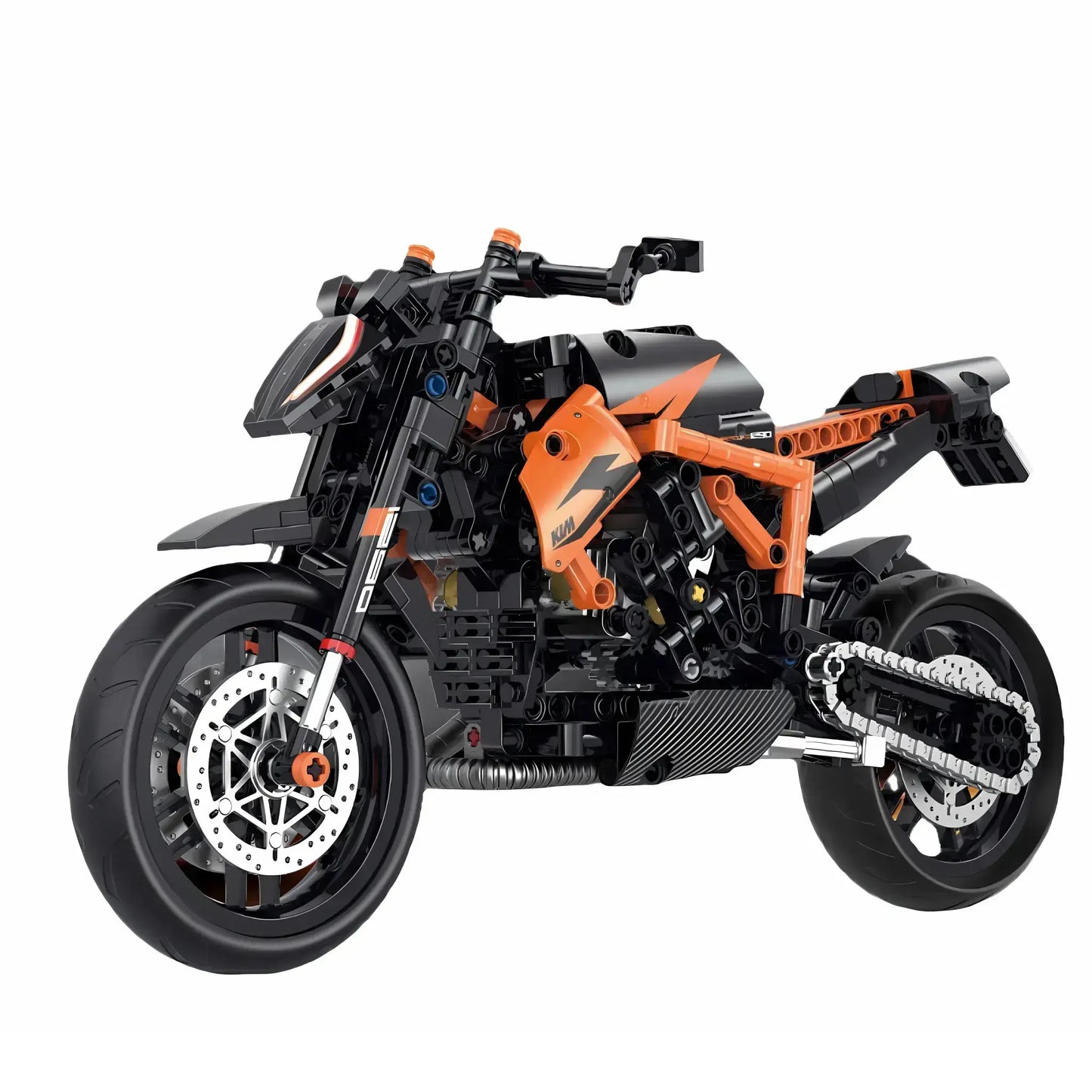 static version of shuanggao 60501 super duke 1290 model motorcycle building blocks toy 