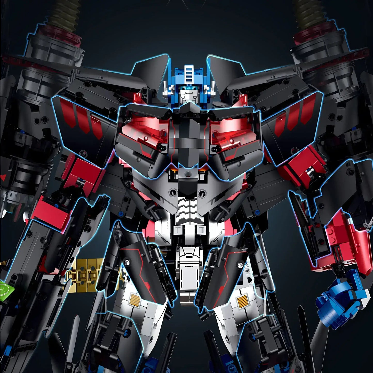 guly 80503 skyfire mecha optimus prime building blocks model toy detachable fighter plane