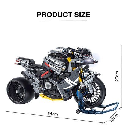 product size of suzuki b king building block model toy car