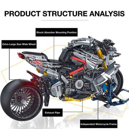 product structure analysis map of suzuki b king building block model toy car