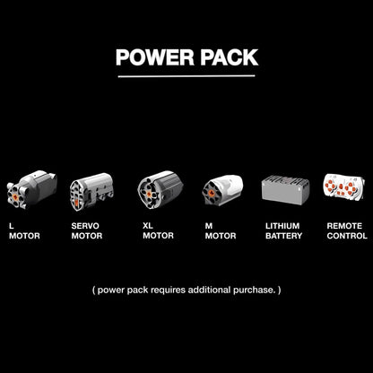 power pack of taigaole sliver 911 gt2rs building blocks model toy car