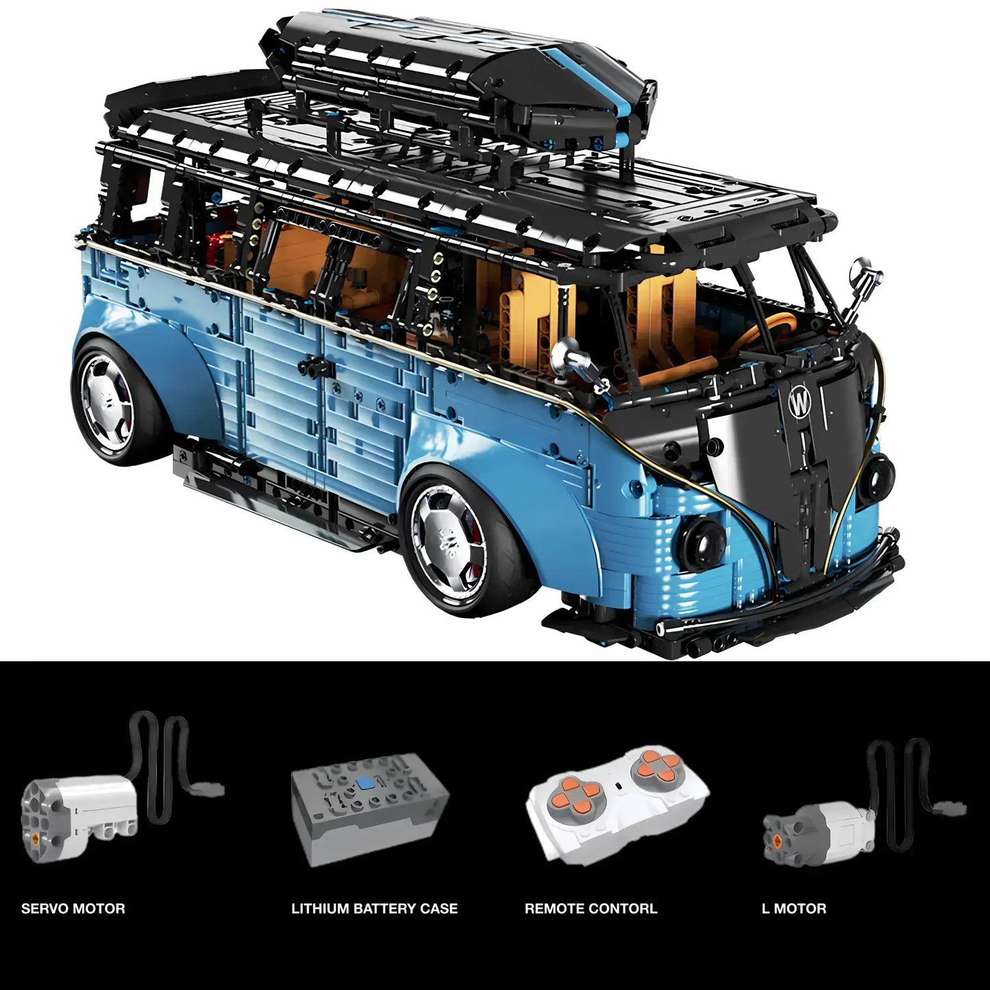 dynamic version of taigaole t5022 t2 city bus blue model car building blocks toy