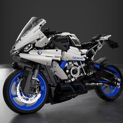 1:5 tuomu t3007 sr1000 building block model toy motorcycle scale model