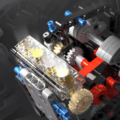 tuomu t3007 sr1000 building blocks model toy motorcycle engine