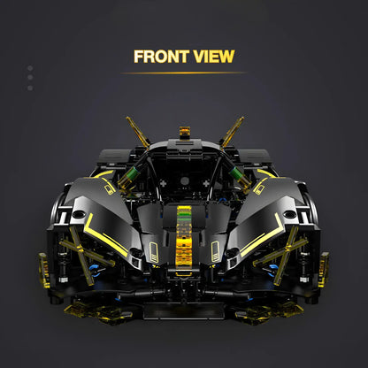 front view of tuomu t1006 apollo leixing evo model car building blocks toy 