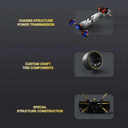product details of tuomu t1006 apollo leixing evo model car building blocks toy 