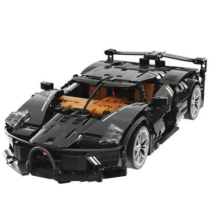 static version of tuomu t4003 bugatti v12 sports car building blocks set model car