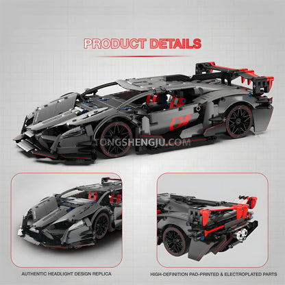 product details of tuomu t7005 lambo gty sports car building blocks set model car