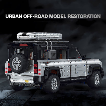 guly weishi 110 building blocks model toy car urban off road model restoration