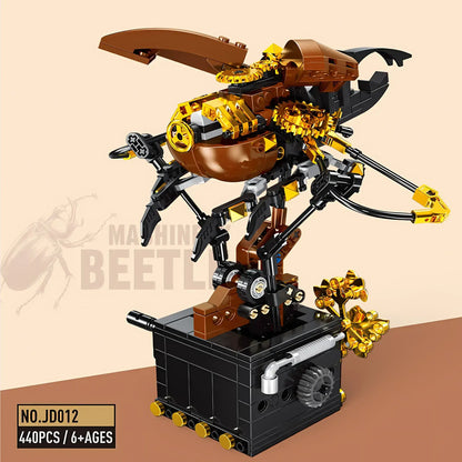 xiaojiaodu jd012 beetle machinery building blocks model toy animal