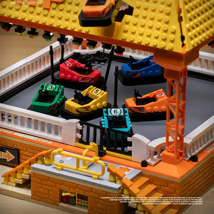 xiaojiaodu jd037 bumper car building blocks model toy gift for kids racing